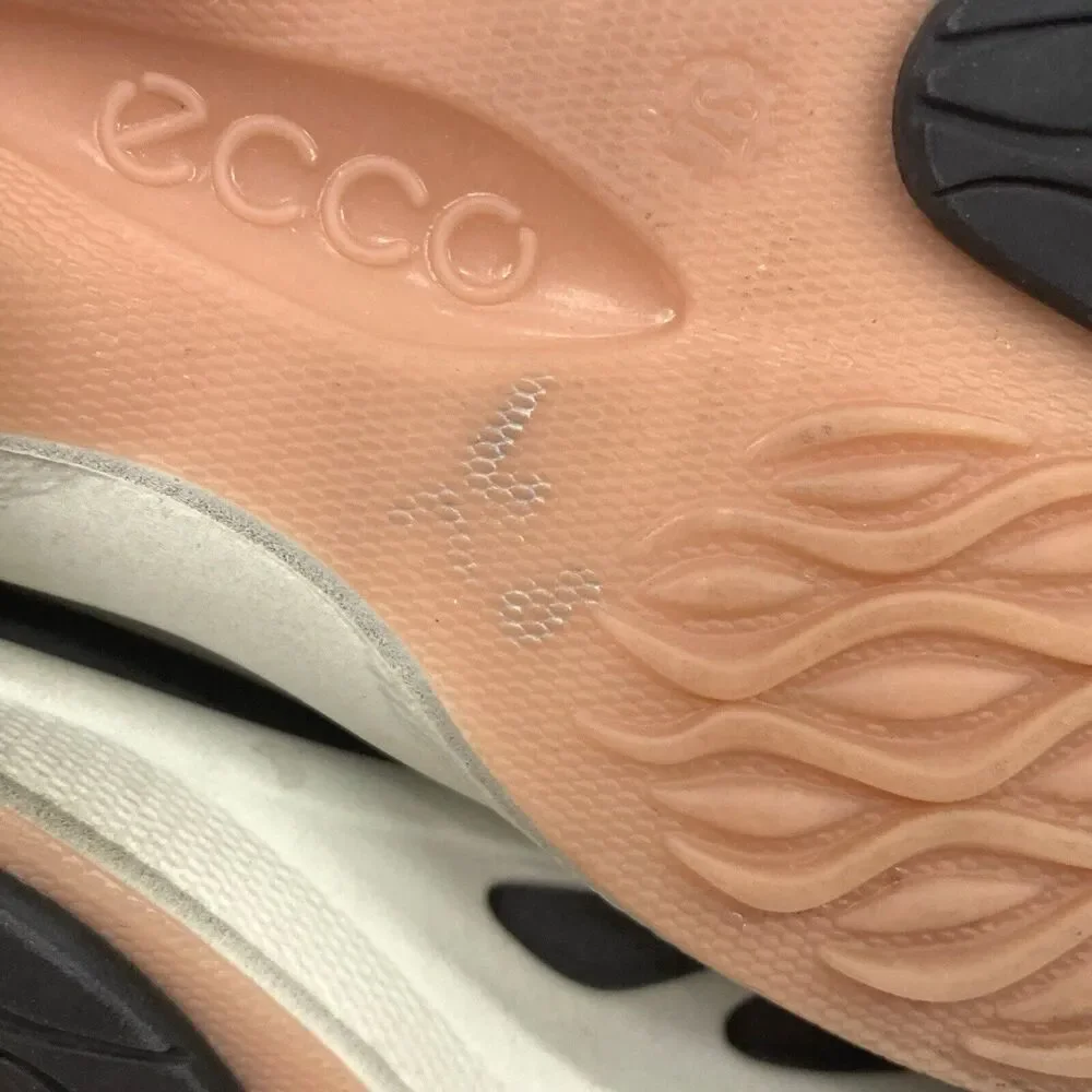 Ecco BIOM - Women's Sz 6 - Gray/Pink/Opalescent Green - Low Sneakers- 1810502703